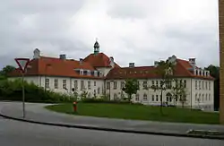 Fødselsanstalten set fra universitetsparken