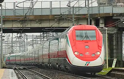 Det italienske ETR 500 Frecciarossa