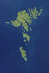 Satellitfoto fra NASA