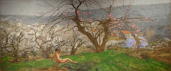 Kvinder i et landskab, Île-de-France, 1932-35