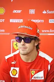 14. Fernando Alonso,Ferrari