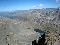 Flüelapasset set fra Schwarzhorn