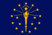 Indianas delstatsflag