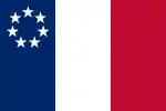 Louisianas flag(januar 1861, uofficiel)