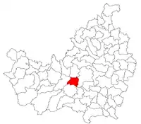 Location of Floreşti