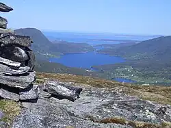 Foldfjorden sett frå Arasvikfjellet