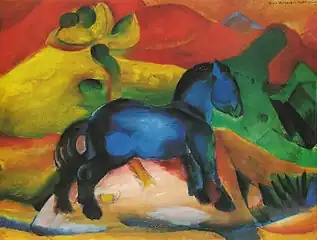Den lille blå hest, 1912Das blaue Pferdchen