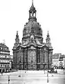 Dresdner Frauenkirche omkring 1897