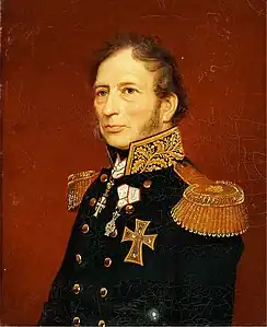 Frederik Sporon i amtmandsuniform 1854