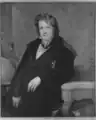 Friedrich Wilhelm Bessel med ordenen Pour le Mérite og Dannebrogordenen på et maleri af Johann Eduard Wolff (1844)