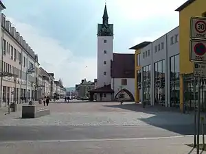 Centrum i Fürstenwalde