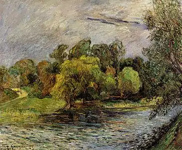 Østervold Park, Copenhagen, Paul Gauguins maleri fra 1885.