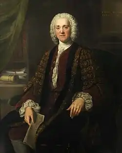 Portræt udført af William Hoare (1764)