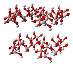 Enhedscelle-illustration af aluminiumhydroxid
