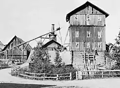 Mulltimmerhyttan i Gonäs, revet ned i 1930