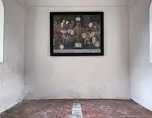 Kapellets inderside med Mogens Thrane maleri Den Uretfærdige Dom