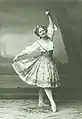 Balletdanseren Grethe Ditlevsen i 1. akt, 1905