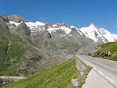 Udsigt fra Schöneck mod Großglockner