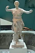 Gudinden Artemis i kort chiton, Medelhavsmuseet.