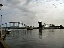 Guldborgbroen ved Guldborg, indviet 1934