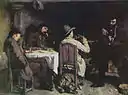 Efter middag I Ornans, 1849