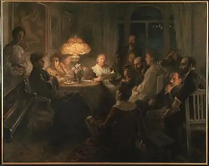 Vännerna, 1900-07Navngivne personer fra vennekredsen