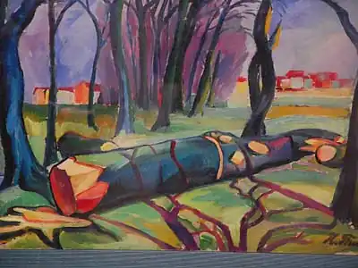 Et fældet træGefällter Baum, 1912