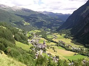 Heiligenblut set fra oven