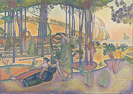 Henri-Edmond Cross: l'Air du soir, ca. 1893, Musée d'Orsay, Paris