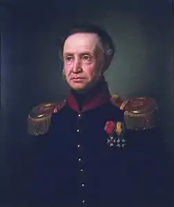 Henrik Frederik Arild Sibbern, officer og 'eidsvollsmand', 1855 (no)