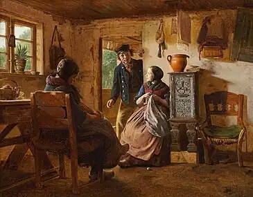 Fra Landet, 1862/ Bondestue