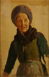 Portræt af ældre kvinde