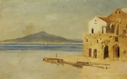 Udsigt mod Vesuv, 1864