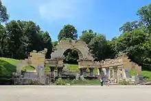 Romersk ruin ved Schönbrunn Slot