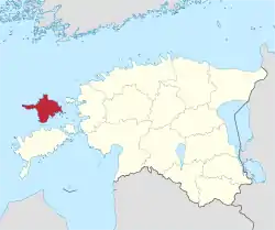 Hiiumaa amts beliggenhed