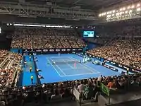 Johanna Konta møder Denisa Allertová på Hisense Arena under Australian Open 2016