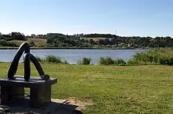 Hobro Vesterfjord set fra Ambulancepladsen