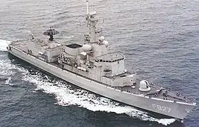 Hr. Ms. Karel Doorman (F827) i 1991.