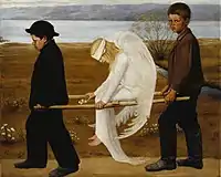 Den sårede engel, Hugo Simberg, 1903