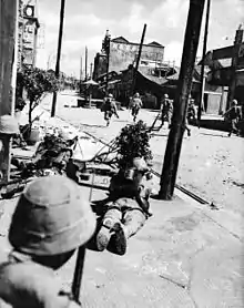 Japanske soldater under Slaget om Changsha i september 1939
