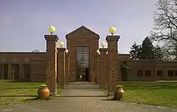 Indgangen til Energimuseet ved Tange sø