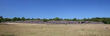 Ismantorp set udefra