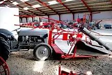 Frontmonteret selvbinder fra omkring 1956