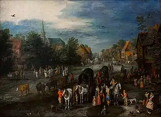 Jan Brueghel: Kermesse, før 1678