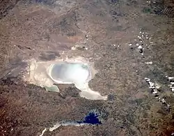 Luftfoto af Tuzsøen