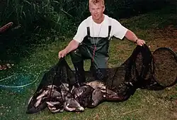 Keep net med stor fangst