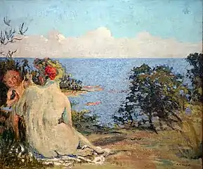 Venus og Cupido ved havet, 1908