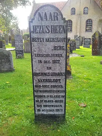 Gravsten på Kerkhof Vlieland