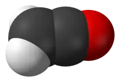 3D-model af ethenon-molekylet