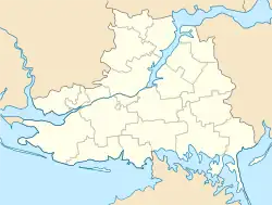 Kherson ligger i Kherson oblast